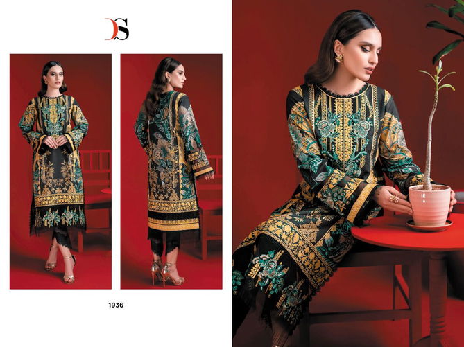 Deepsy Firdous Solitaire Casual Wear Embroidered Wholesale Pakistani Salwar Suits
